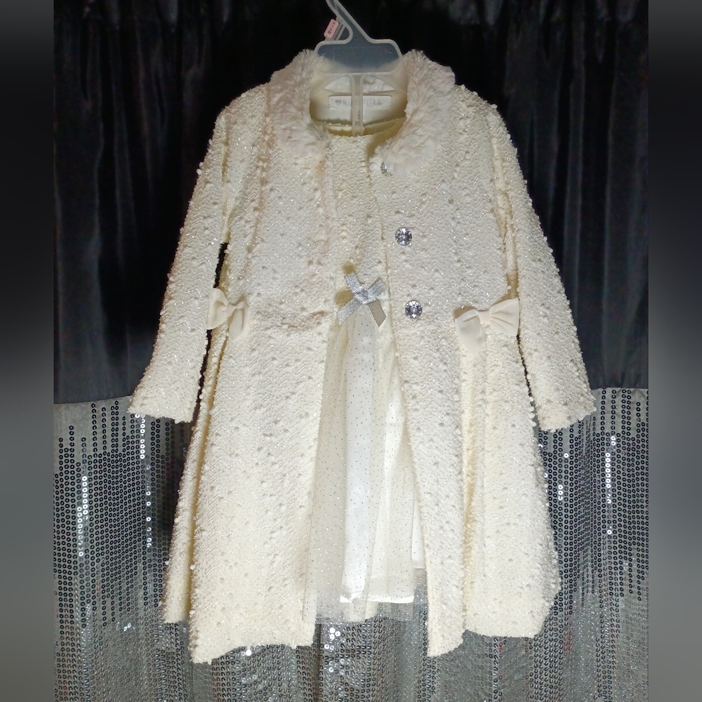 Nannette Kids Formal Jacket & Dress Set